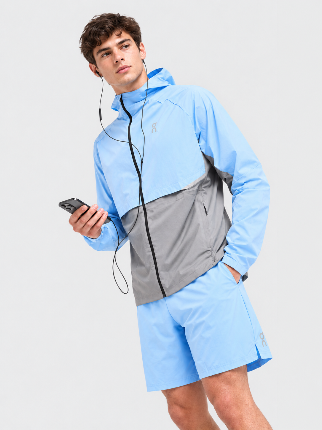 Veste On Running - bleu ciel