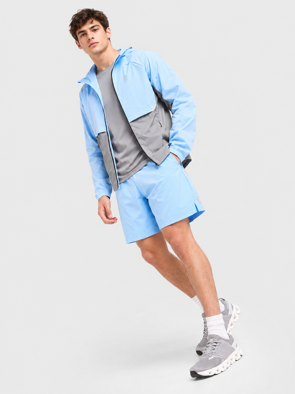 Veste On Running - bleu ciel