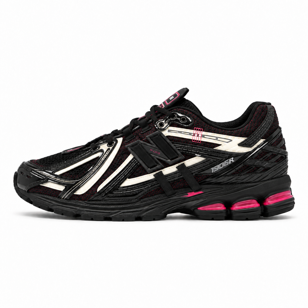 NB 1906A - Noir/Rose