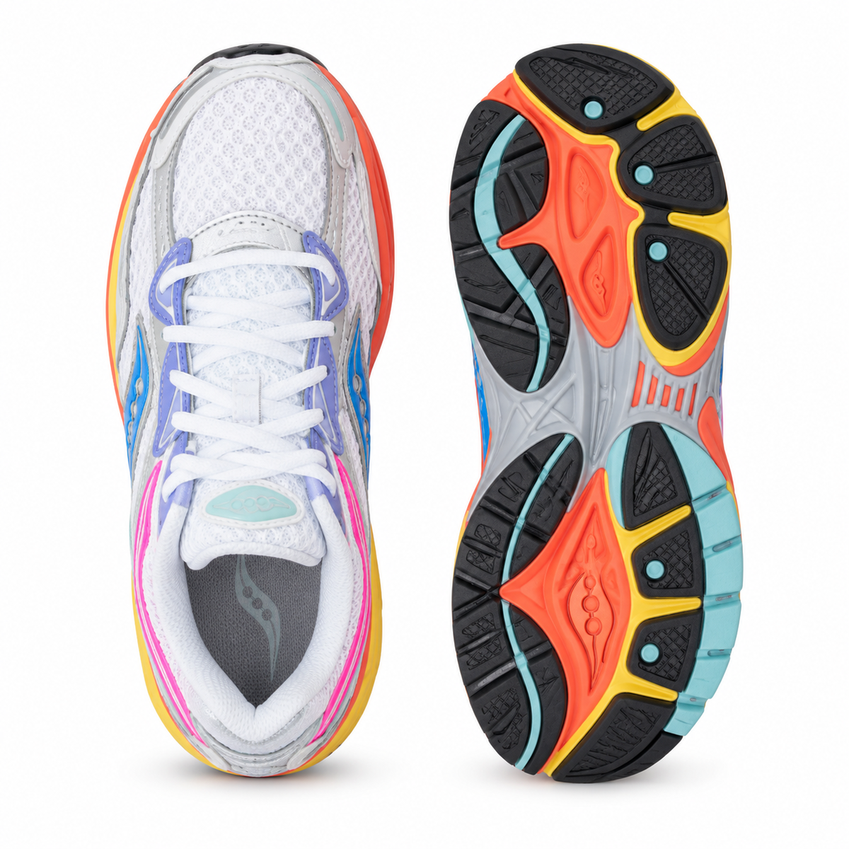 SAUCONY Progrid Omni 9 — Orange/Yellow