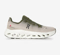 Sneaker running kaki - vue profil