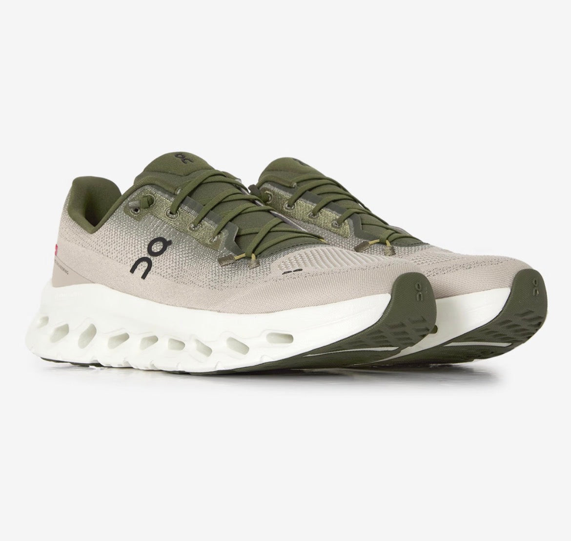 Sneaker running kaki - vue paire