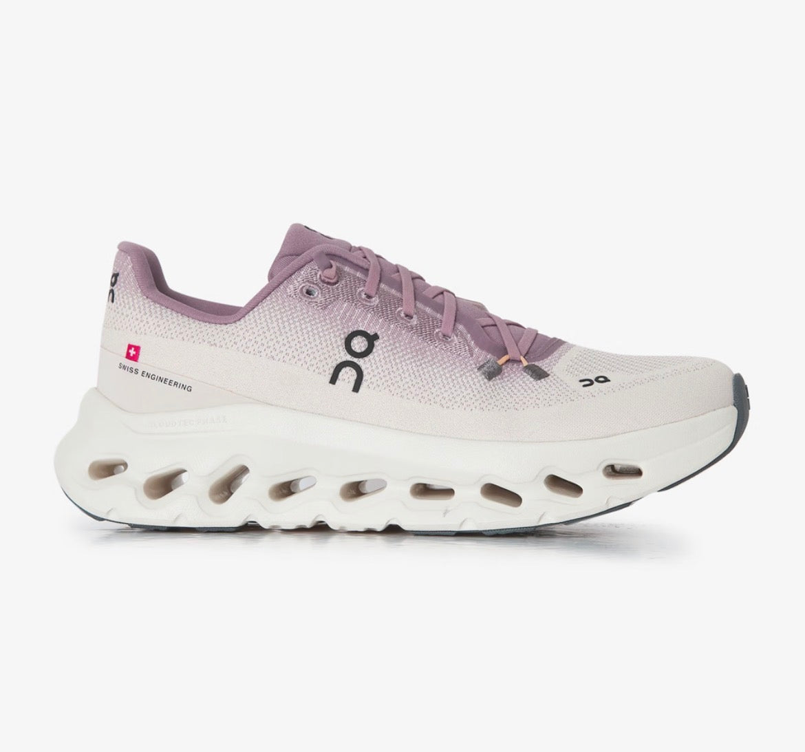 Sneaker running mauve - vue profil