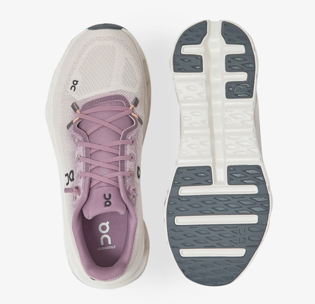 Sneaker running mauve - dessus et semelle