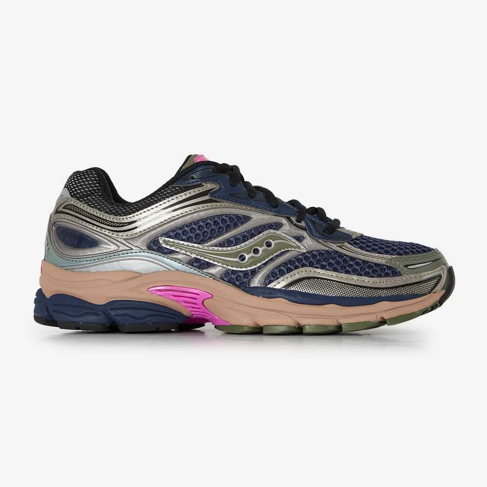 SAUCONY Progrid Omni 9 — Navy/Beige